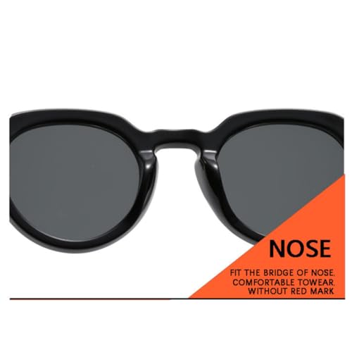 Lunettes de soleil ovales rétro légères contre la fatigue visuelle - 6