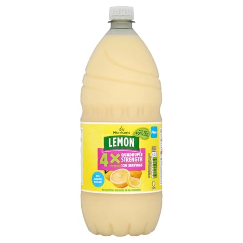 Morrisons Lemon Quad Concentrate Squash 1.5l