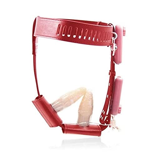 Bondage Masters Ceinture de chasteté féminine Double Plug vibrant