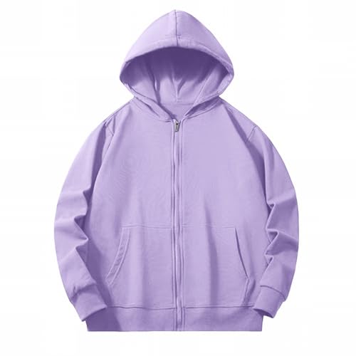 Boys Girls Oversized Zip Up Hoodie Long Sleeve 𝗛ooded Sweatshirts with Pockets Kids Plain Baggy Hoodie2