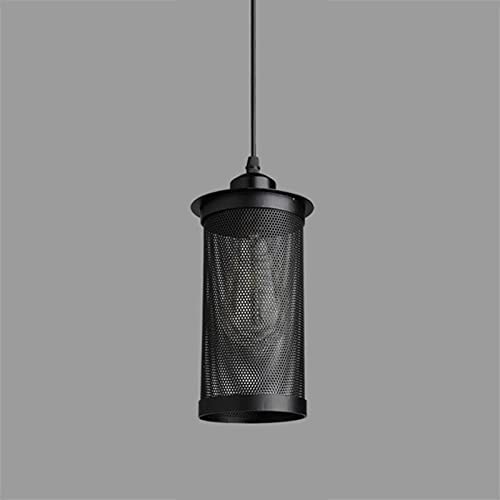 Lámpara de techo vintage E27 para barra de salón y decoración de balcón rústico