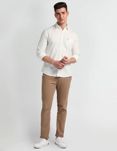 Image of U.S. Polo ASSN. Men's Cotton Slim Fit Shirt