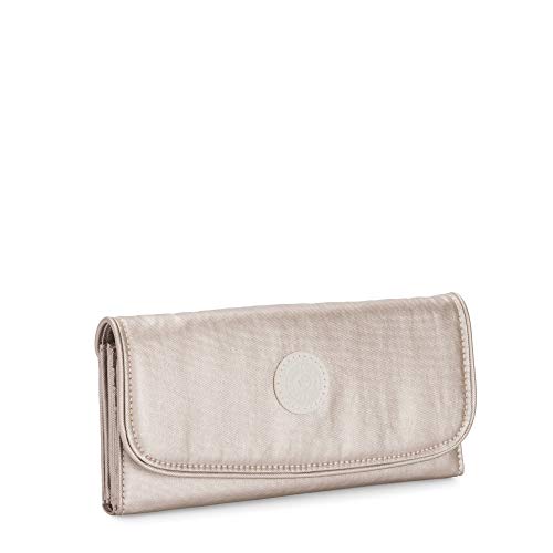 Kipling Women's Money Land, Rfid Anti-Hacker Technology, Nylon Snap Wallet, Metallic Glow, One Size #TOP1
