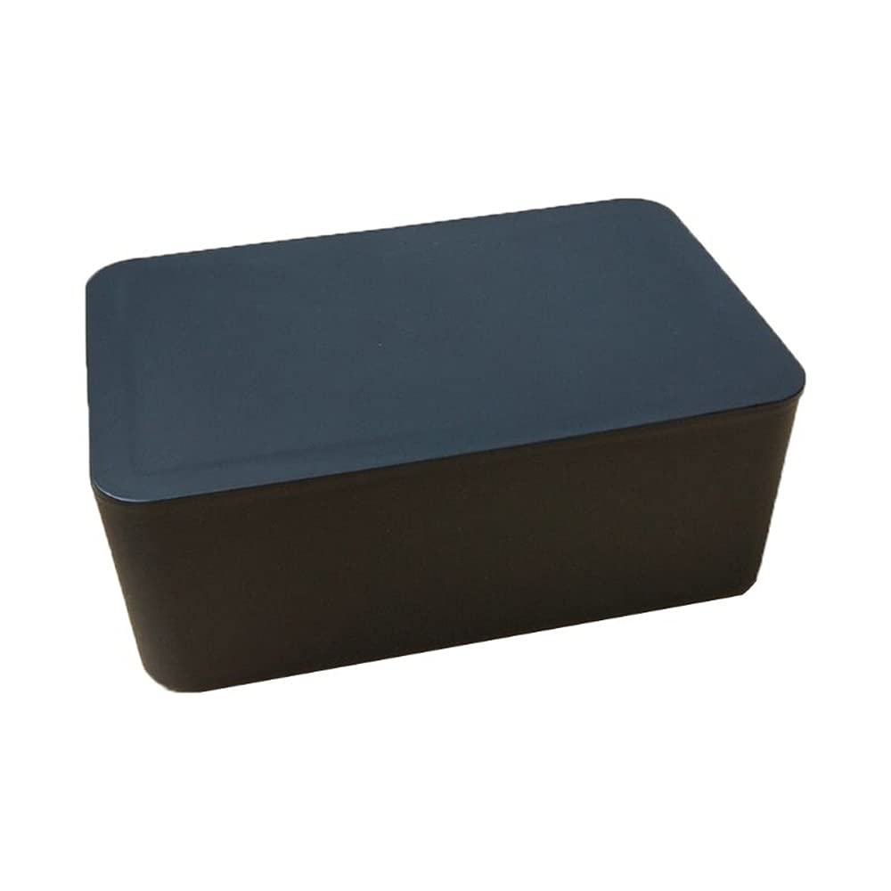 Feuchttücherbox mit Deckel, Schwarze staubdichte Tücher-Aufbewahrungsbox