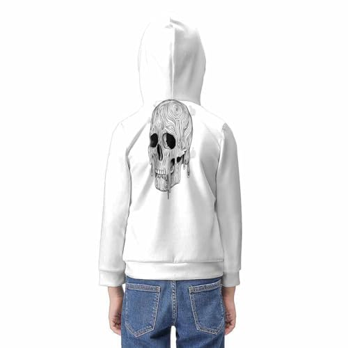 Sweat squelette humain garçon ado pull imprimé 3D unisexe - 6