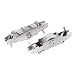 New Lon0167 Showcase Door Featured Sliding Rollers Clamp reliable efficacy Wheels Pulleys 2pcs for 8mm Thickness Glass(id:076 e9 cb c43)