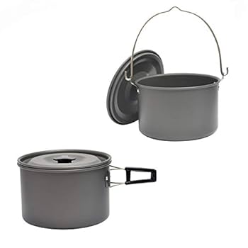 キャンピングクッキングセット 6人用 Amazon | キャンプクッカー クッカーセット 調理器具 アルミ 5~6