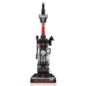 Dirt Devil Multi-Surface Rewind+ Upright Bagless Vacuum Cleaner Machine, with Cord Rewind, Powerful Multi-Surface Suction, Extended Filtration, UD76800V, Black