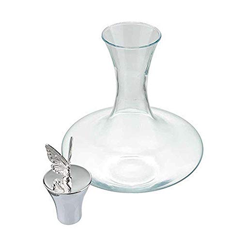 Decanter com Detalhe de Borboleta Sheffield Plate