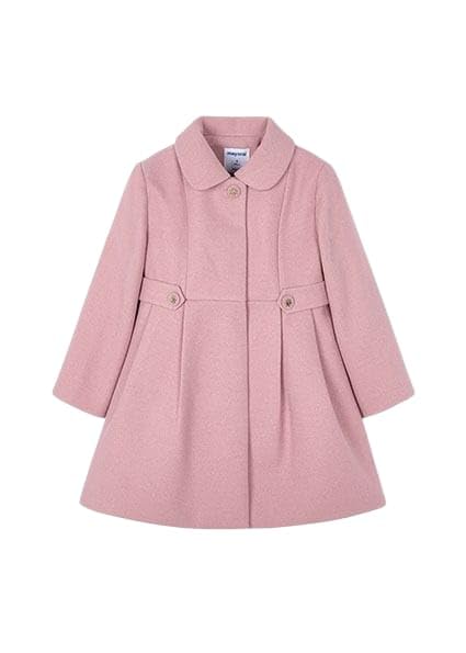 Mayoral Abrigo invierno niña 8 años - 128 cm color rosa antiguo