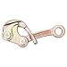 Pissente Cable Grip, Carbon Steel Tool for Clamping 0.5 Ton Wire Ropes 1-10mm Ideal for Construction and Industrial Use