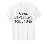 Tout va mal chez vous mais vous souriez quand même? Alors prenez ce drôle motif ironique dont le dicton humoristique ÇA VA JE VAIS BIEN TOUT VA BIEN car votre vie ne vas pas bien et faites rire tout le monde. Idée de cadeau a offrir avec humour & ironie.