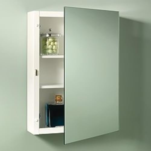 Jensen 268P26WH Topsider Single-Door Surface Mounted Medicine Cabinet