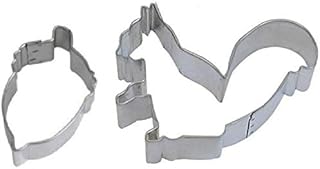 2 Piece Squirrel & Acorn Cookie Cutter - MichaelBazak Store Variety Set - Bake Autumn Cookies!