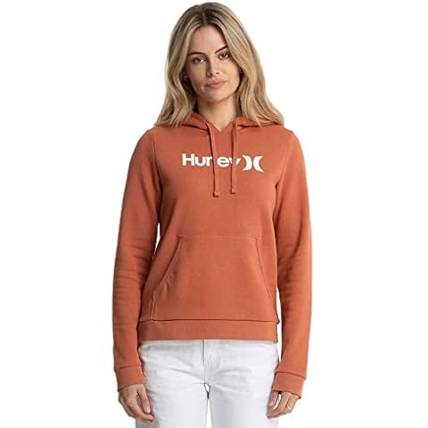 Hurley Women's OAO Seasonal Hoodie in Mineral Red Cover
