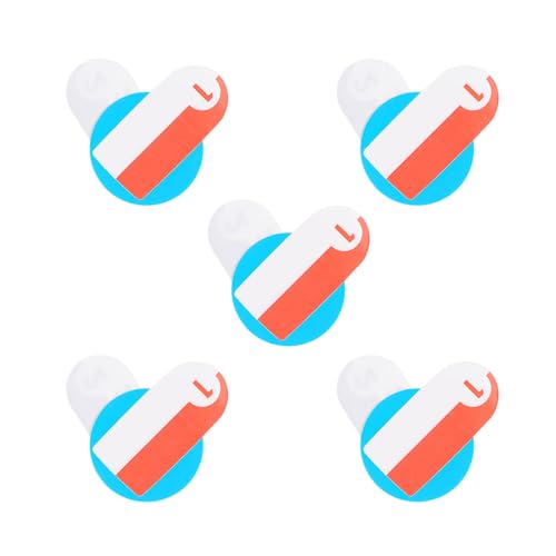 HARFINGTON 5pcs Watch Screen Protector 15mm Dia 0.32mm Thick Round Anti-explosion High Definition HD Soft PET Smartwatch Glass Screen Protection Film, Clear (for Flat Screen)