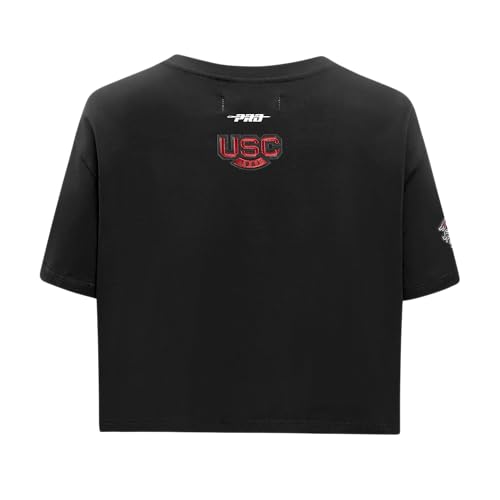 Camiseta de manga corta para mujer College Classic Essentials de algodón negro talla L 2