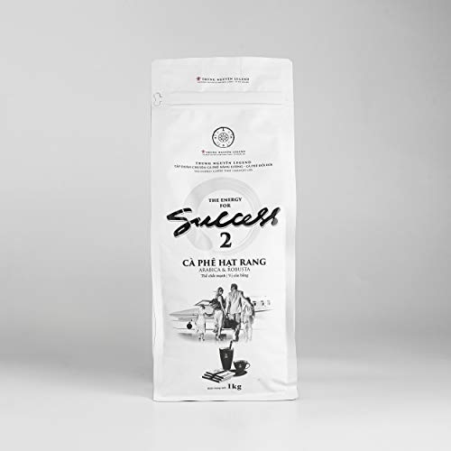 Image of TRUNG NGUYEN LEGEND Coffee Bean Legend Success 2, 35.27 Oz Bag, Full-City Roast, Balanced Taste, Robusta & Arabica Vietnamese Energy Coffee Beans - Specialized for Ice Coffee