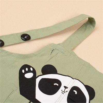 Image of SHREE SHYAM TEXTILE Dungaree for Baby Boy and Baby Girl, Kids Cotton Animal Print Romper