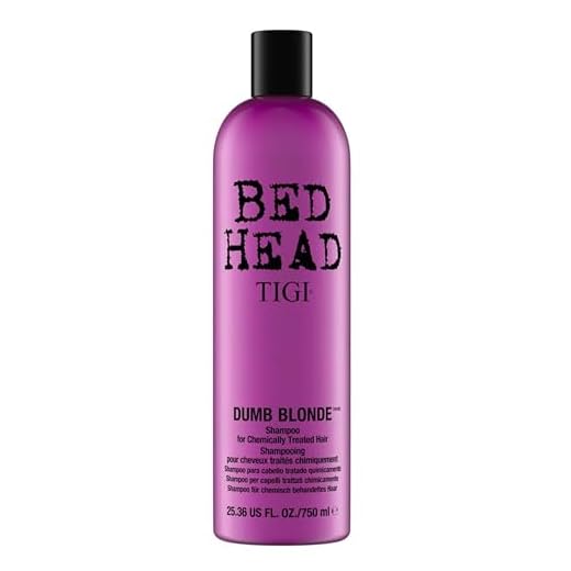 Bed Head by TIGI Dumb Blonde Shampoo für geschädigtes blondes Haar, 750 ml