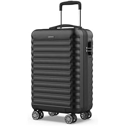 Maletas Head Precios NUMADA - Maleta de Viaje Cabina 55x36x19cm (31L) Upfly XS con Cierre de Combinación y 4 Ruedas Dobles 360. Maleta de Mano Rígida Resistente, Ligera con Interior Compartimentado | Negro