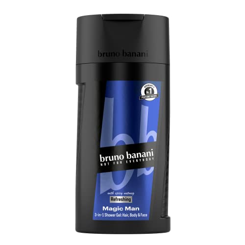 Bruno Banani Fragrance Magic Man Showergel, 3-in-1 Duschgel für Körper, Haar und Gesicht, mit holzig-frischem Herrenduft, 250 ml Cover