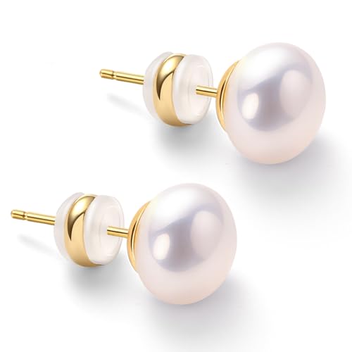 Rioleaf Simulated Pearl Stud Earrings for Women