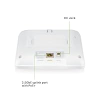 Zyxel WiFi 7 BE5100 Access Point | 4-Stream-Dual-Radio | Kleine Unternehmen | Captive Portal & 802.1X/Radius Support | Smart Mesh MLO | 2.5GbE | Netzteil im Lieferumfang | Cloud/Standalone [NWA90BE] – Ansicht 2
