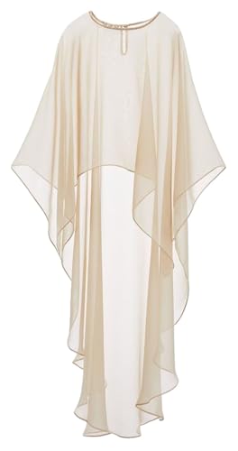 Shawl Wraps for Women Sheer Shawls for Evening Dresses Bridal Cape Versatile Asymmetric Elegant Filipiniana Bolero All Season
