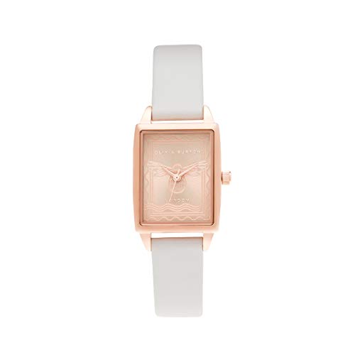Reloj de mujer Olivia Burton London Stamp Bee con acabados de alta joyería