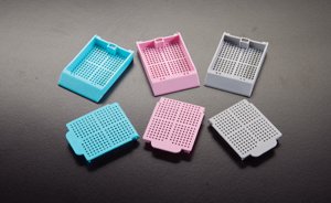 Histosette II Biopsy Processing/Embedding Cassettes, Base & Lid, Seperated, Green - 1000/Case