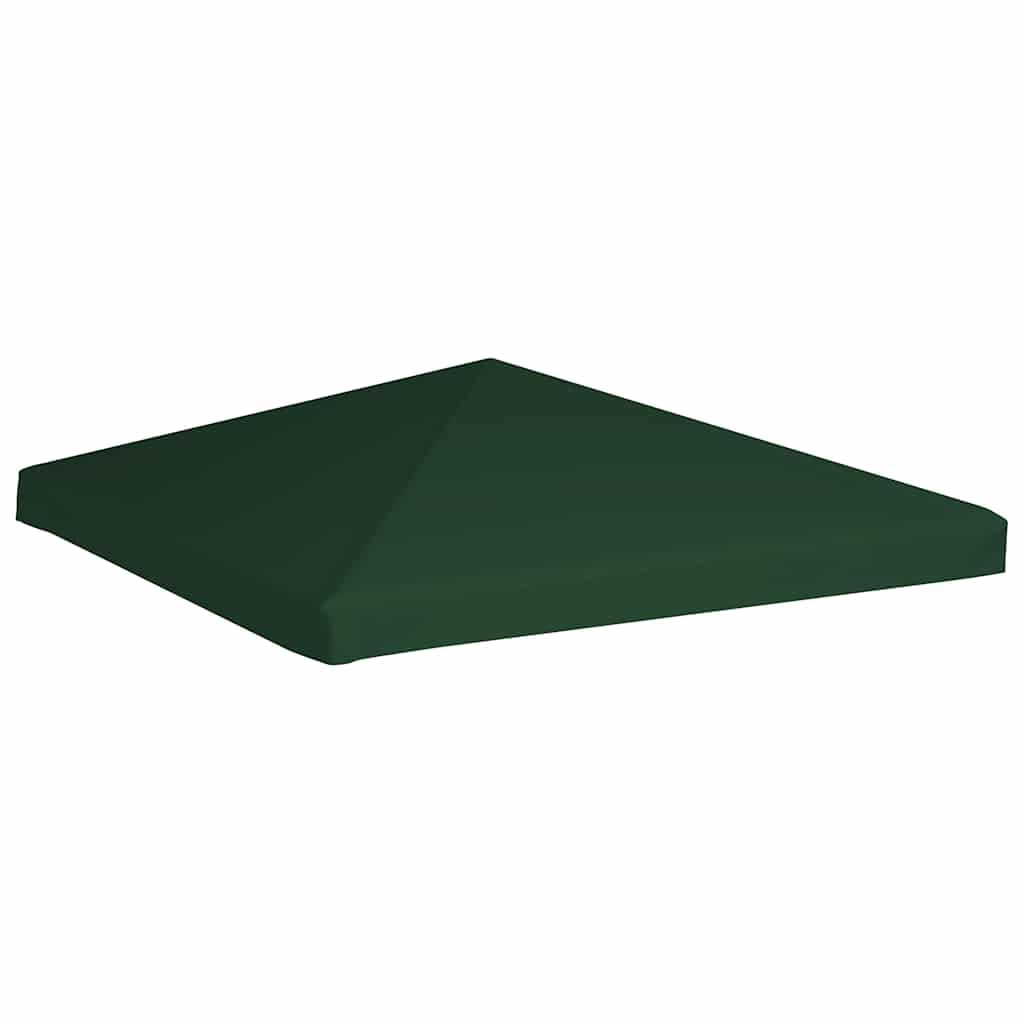 vidaXL Copertura Superiore per Gazebo 310 g/m² 3x3 m Verde
