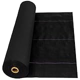 Super Geotextile Professional 5oz Geotextile Weed Barrier Fabric - Heavy Duty Landscape Fabric for Gardening, Landscaping, Weed Fabric, Eco Friendly (4x100)
