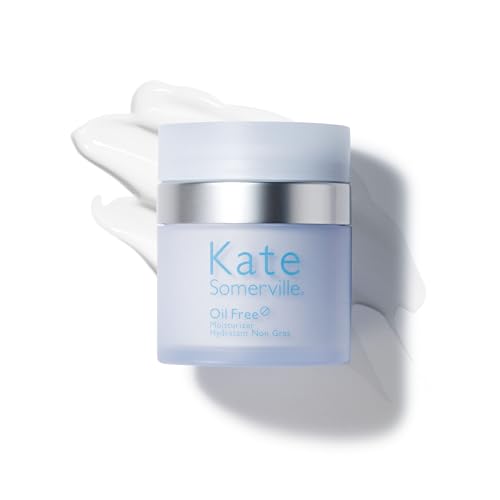 Kate-Somerville-Oil-Free-Moisturizer--Clinically-Formulated-Face-Cream-for-Oily-Skin-Lightweight-and-Hydrating-Daily-Oil-Control-17-Fl-Oz Kate Somerville Oil Free Moisturizer – Clinically Formulated Face Cream for Oily Skin, Lightweight, and Hydrating Daily Oil Control, 1.7 Fl Oz - Image 1