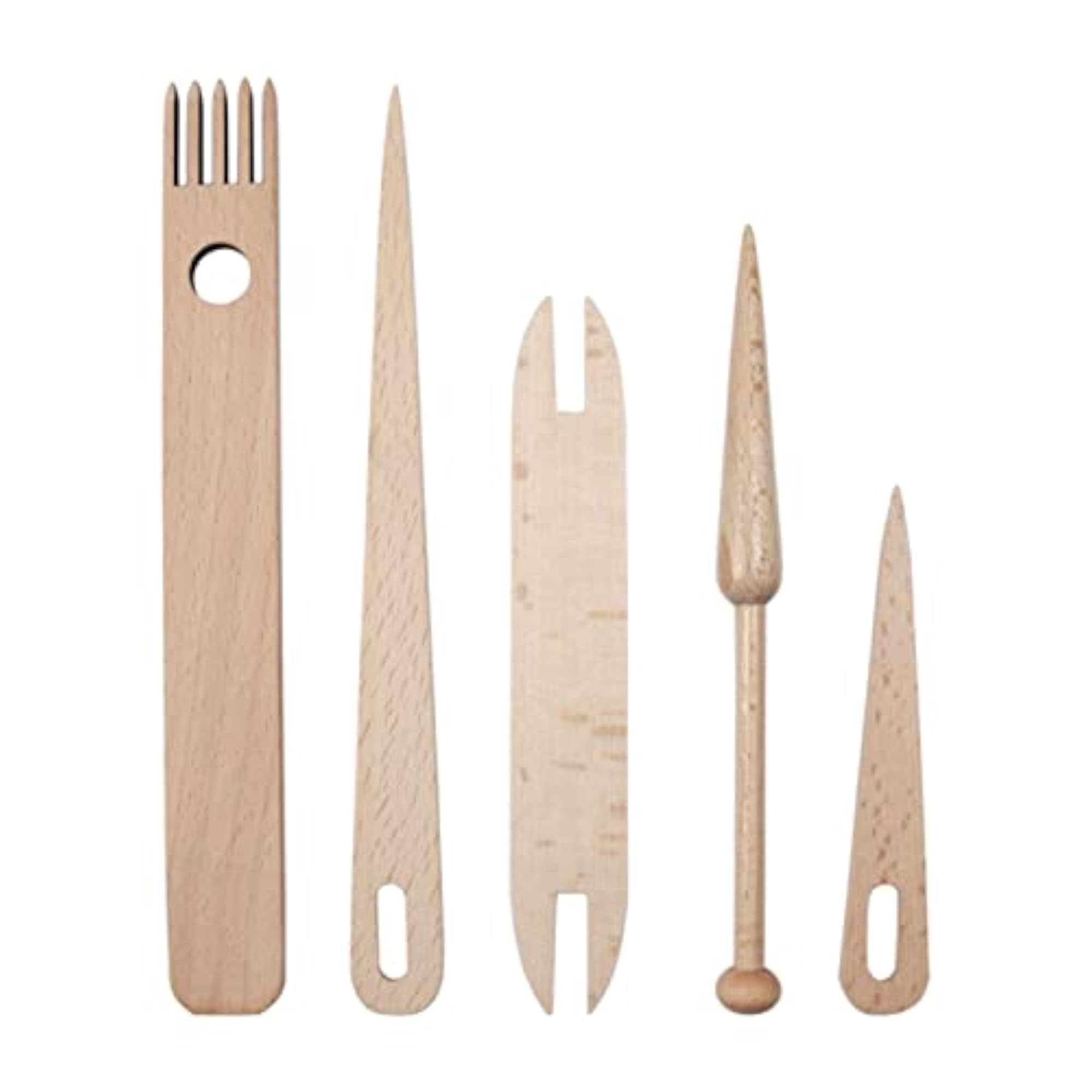 5pcs/6pcs Weaving Tools Knitted Crochet Needle Set for Rug 5 Pieces