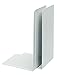 Produktbild Alco-Albert 4303-10 Buchstützen aus Metall, 1 Paar, 130 x 240 x 140 mm, weiß (Weiß | 5er Pack)