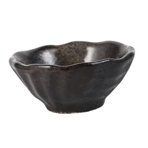 Ciieeo 1Pc Ceramic Seasoning Dish Stylish Japanese Design Unique Shape Serving Plate for Sauces Appetizers for Side Dishes Condiments Tableware for Everyday Use