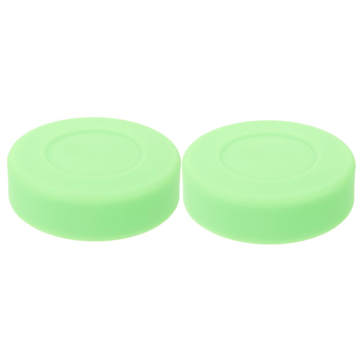 Sosoport Professional Hockey Pucks 2 Pack PVC Ice Hockey Pucks for Training High Hardness Resilience