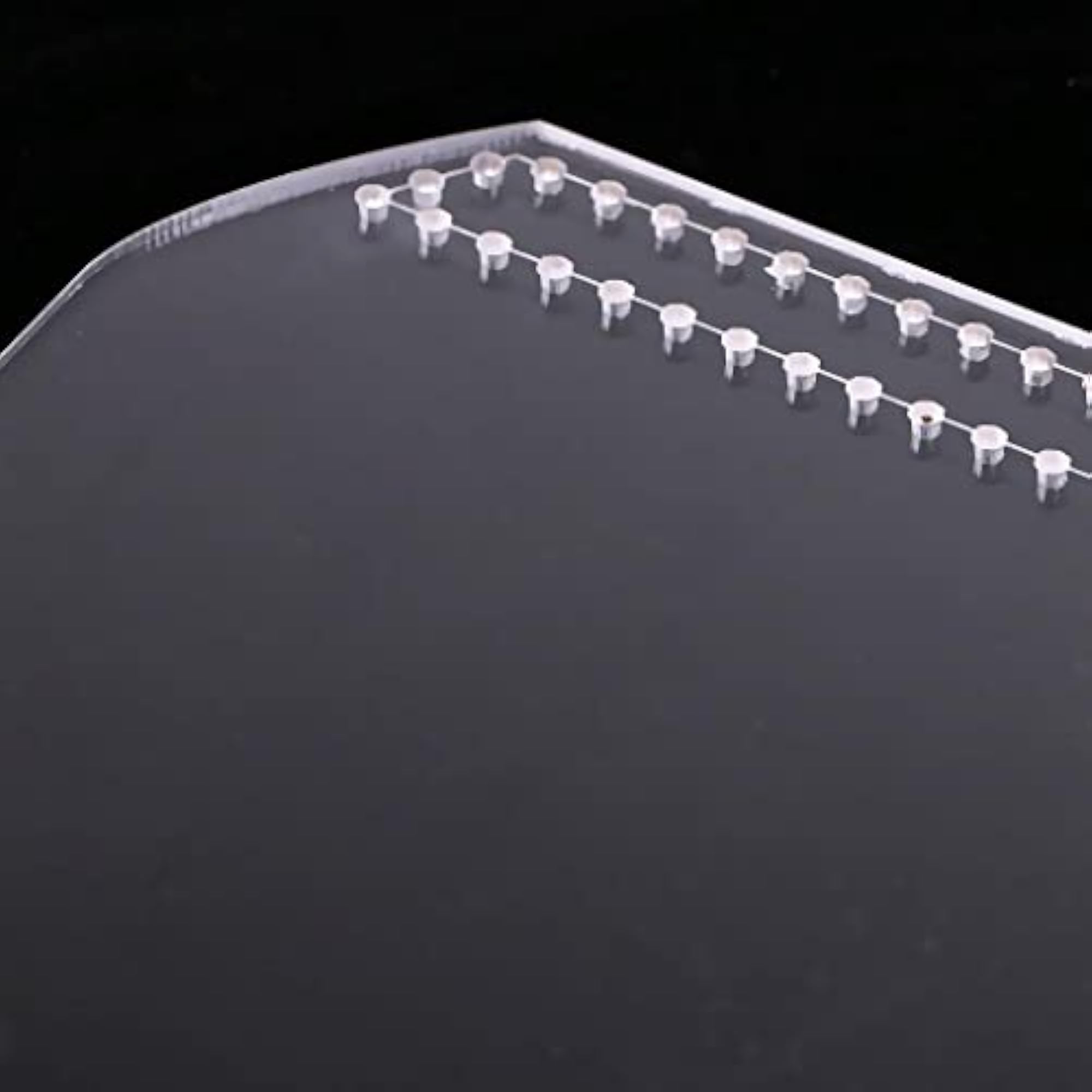 7 Pieces Leathercraft Acrylic Pattern Stencil Templates
