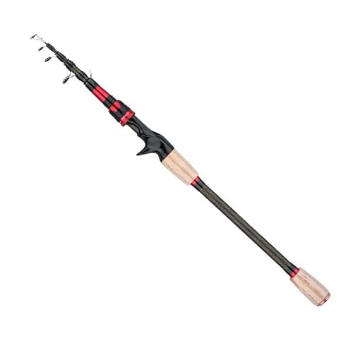 RTFJVXVZ Telescopic Road Fishing Rod Short Section Portable Sea