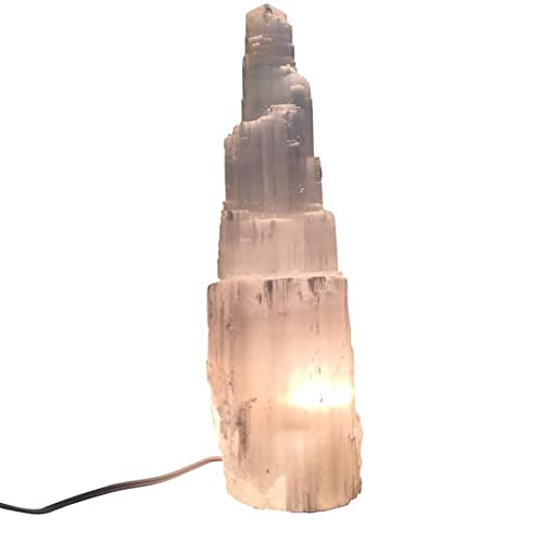 Skyscraper Lamp (White, 12 to 13 inches Tall)