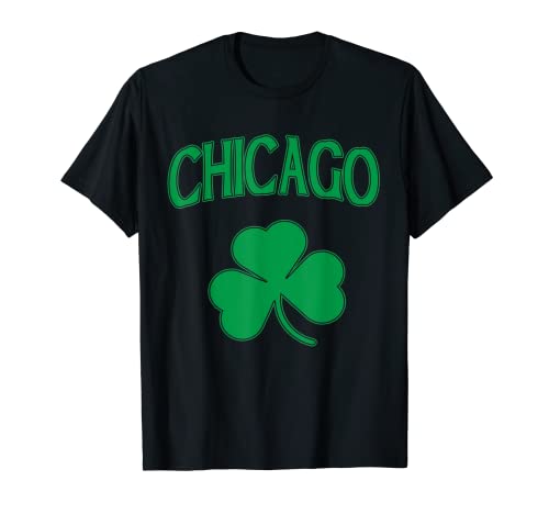 Chicago Irish Shamrock St Patricks Day Hombres Mujeres Niños Camiseta