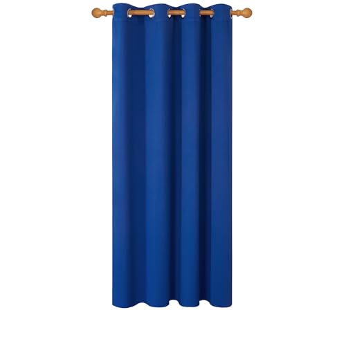 Deconovo Blackout Curtains for Bedroom 63 Inch Long, Living Room 1 Panel