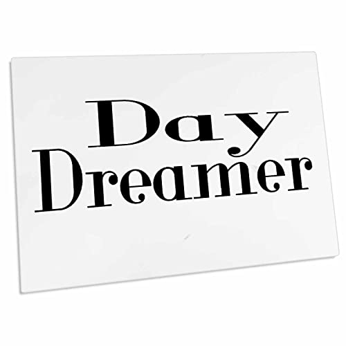 Alfombrilla de escritorio 3dRose Day Dreamer negro y blanco
