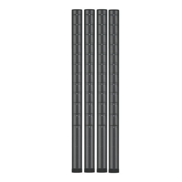 14" Black Wire Shelf Posts - Pack of 4 | Heavy Duty | Adjustable Utility Shelving for Commercial Use