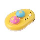 Linte de champiñones de pato portátil Lente de contacto automática de champiñones Caja de caja de caja de lavadora for lentes de color regalo for niñas Caso de lente de contacto ( Color : Yellow )