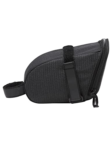 VAUDE Satteltasche Race Light XL Luminum, groß jedoch sehr leicht mit Klett-Befestigung, mit reflektierendem Hauptmaterial, Bright Green, Einheitsgröße