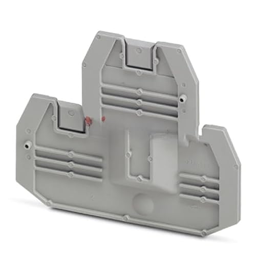 Placa final D-UTTB 2,5/4 gris aislante para bornas de doble piso