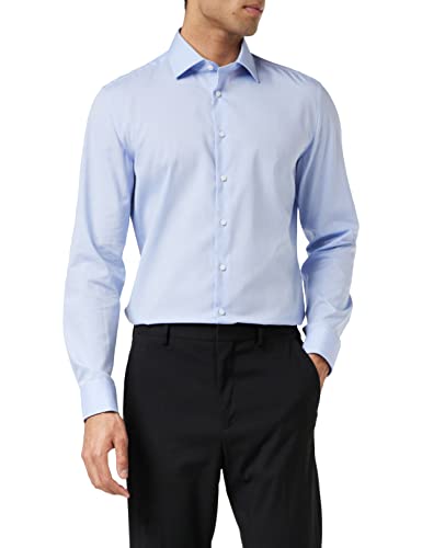 Seidensticker Herren Mens Slim Longsleeve Cotton Businesshemd,...