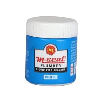 B.K.Jagan & Co M-Seal Plumber Liquid Pipe Sealant White (safeda) (100)